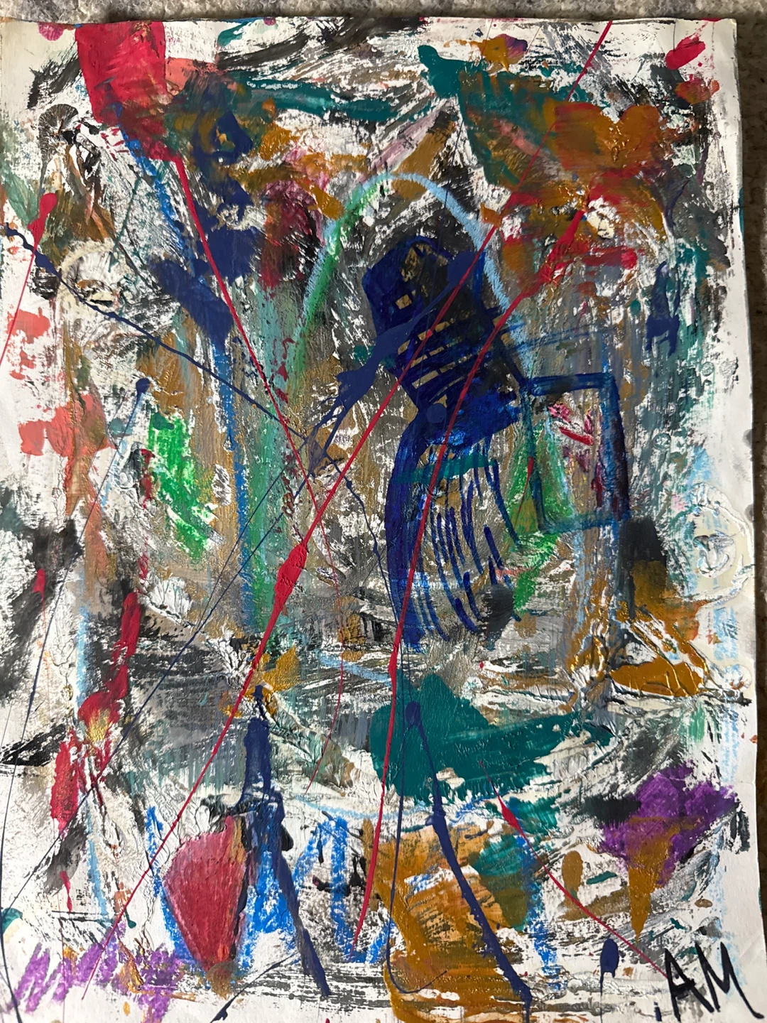 Abstract Expressionist Painting - photo 2