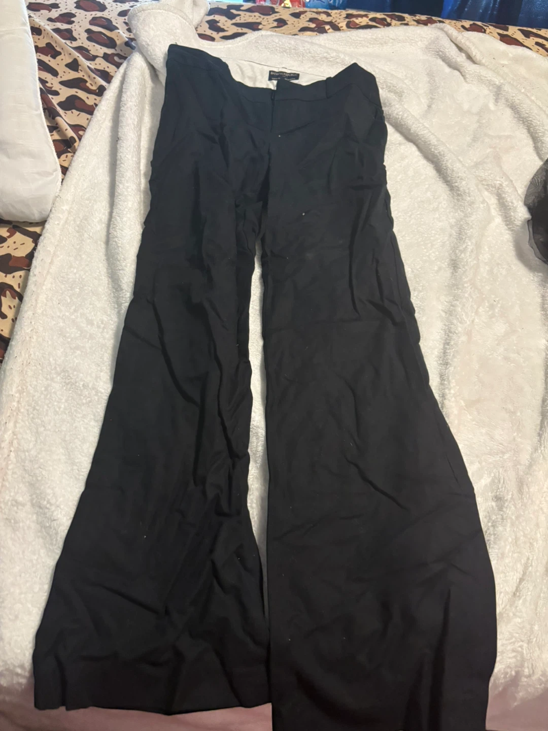 Banana Republic Martin Fit Black Trousers Size 10R