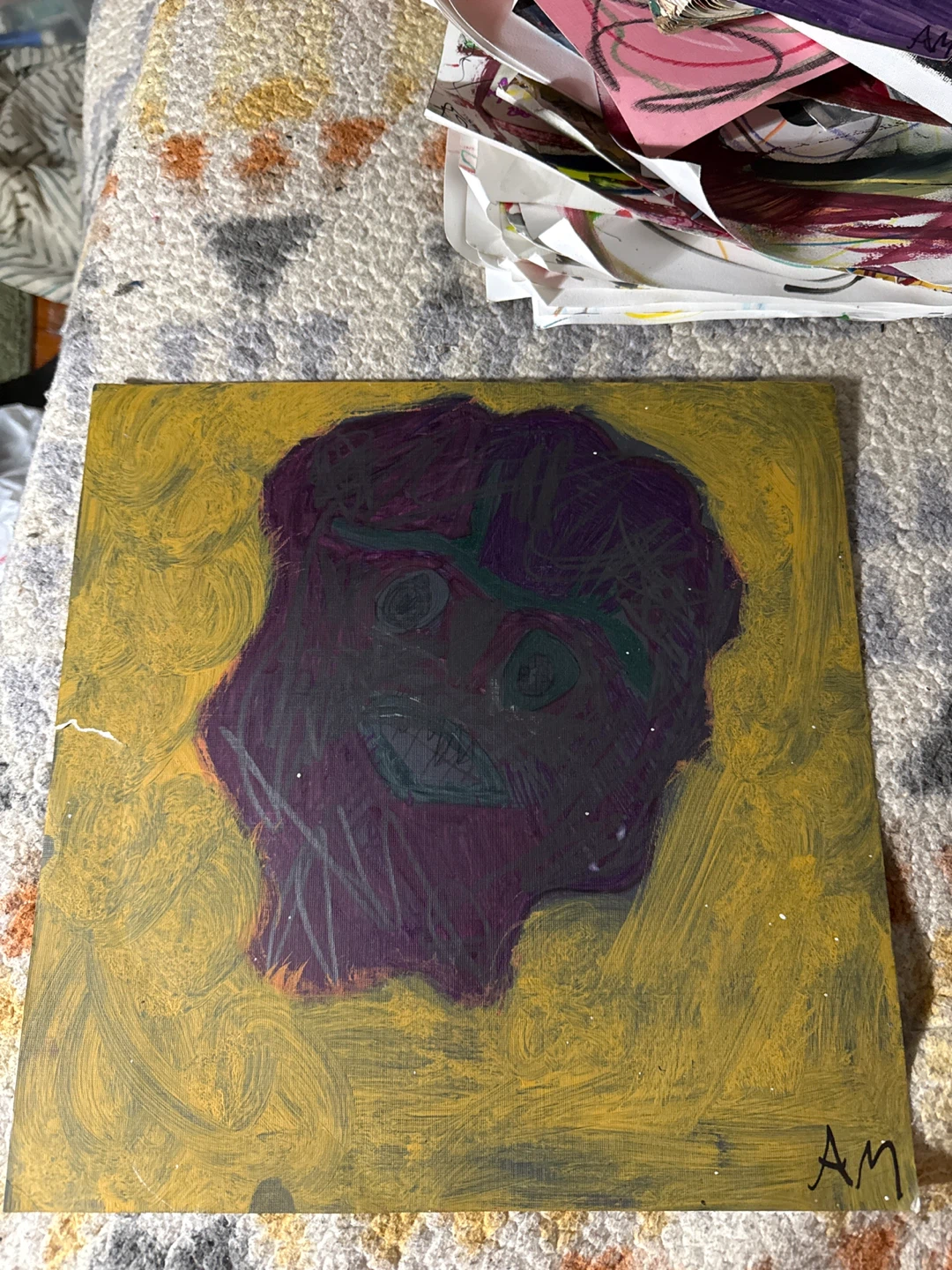 Abstract Portrait Painting