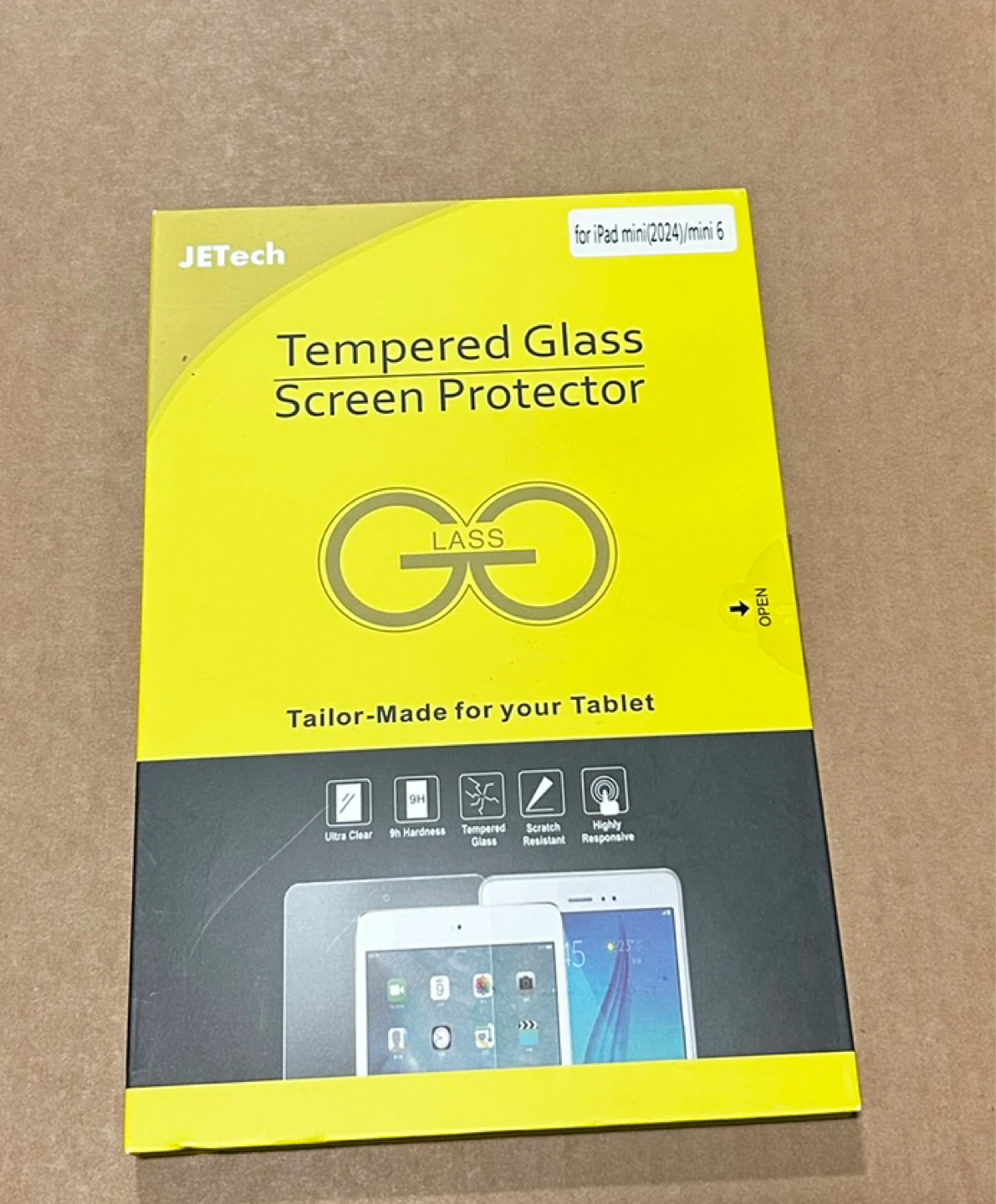 Tempered Glass Screen Protector iPad mini (2024)/mini 6