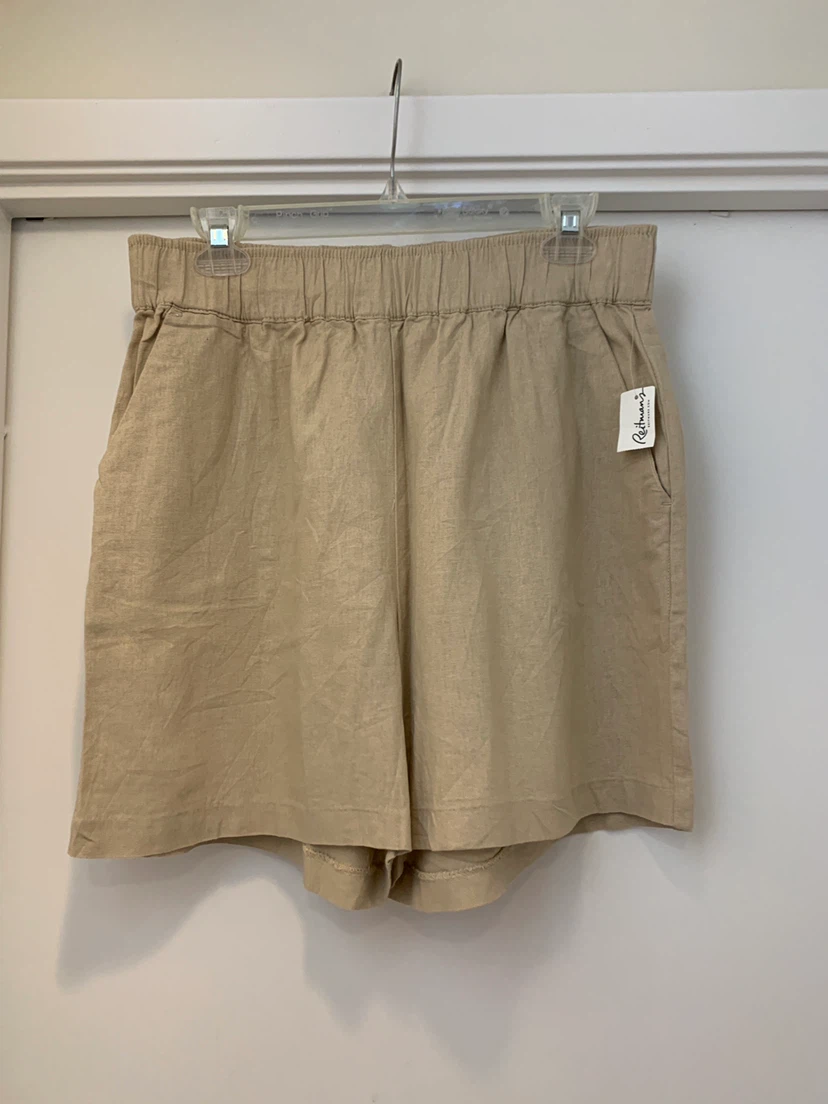 Reitmans Women's Linen Blend Shorts Size 8 Tan