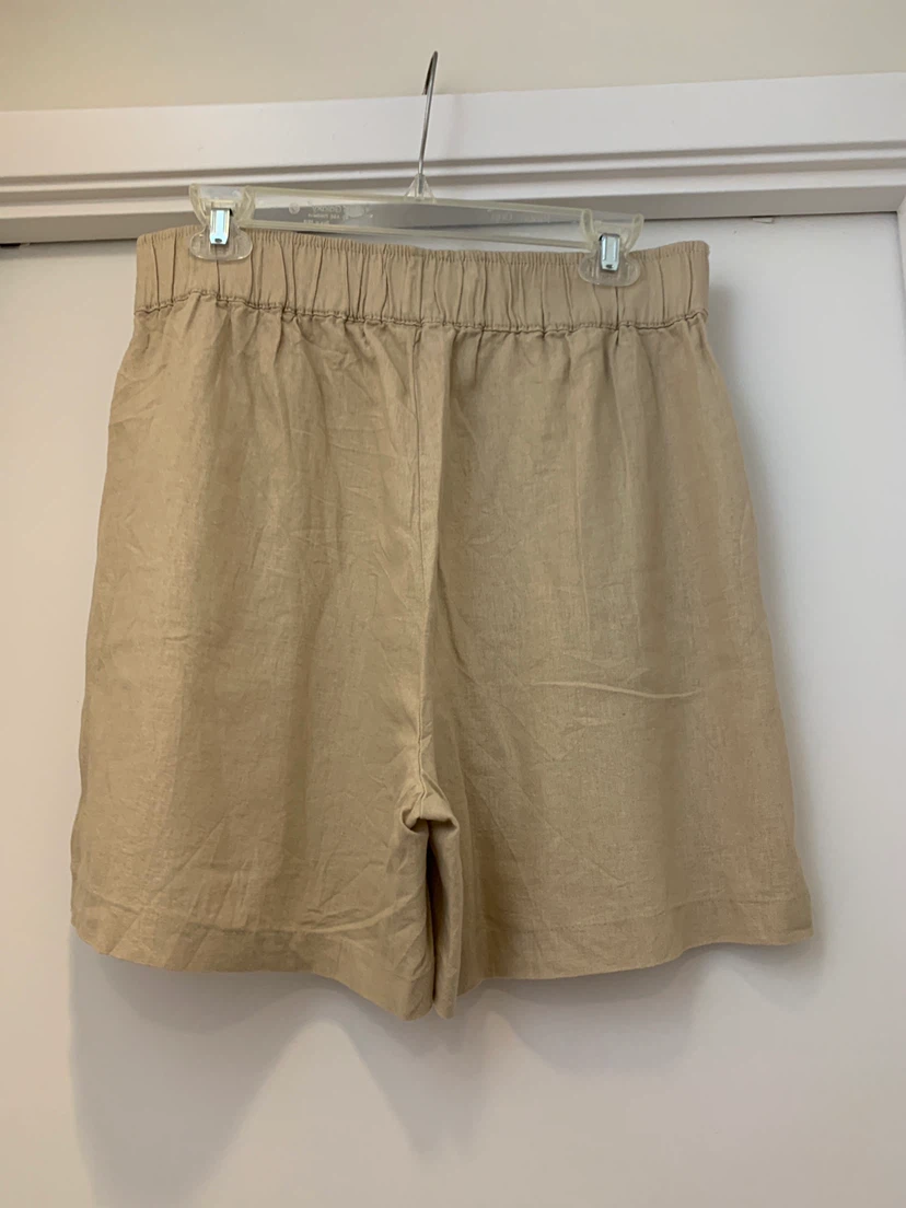 Reitmans Women's Linen Blend Shorts Size 8 Tan - photo 2