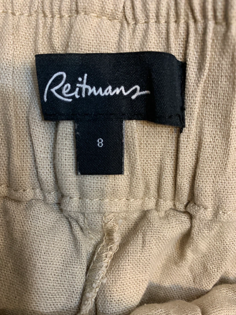Reitmans Women's Linen Blend Shorts Size 8 Tan - photo 3