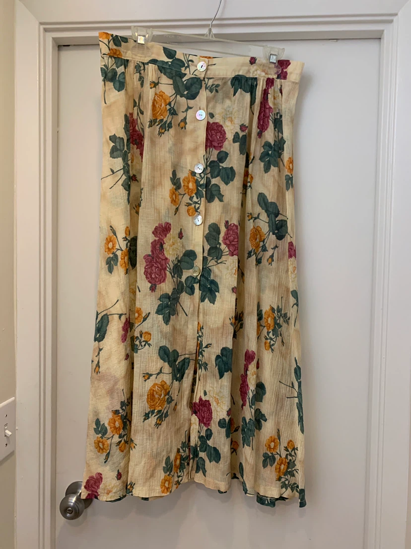 Floral Maxi Skirt