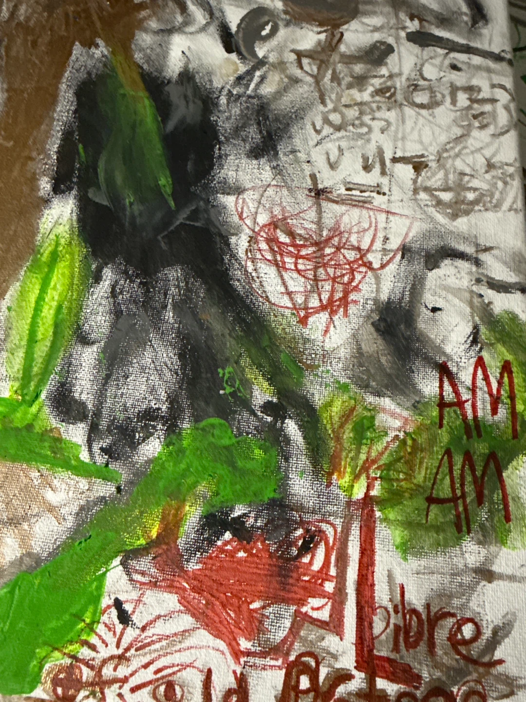 Abstract Mixed Media Painting - photo 3