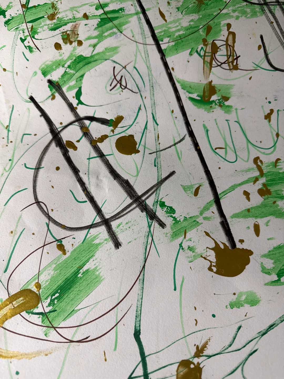 Abstract Art with Dollar Signs - photo 3