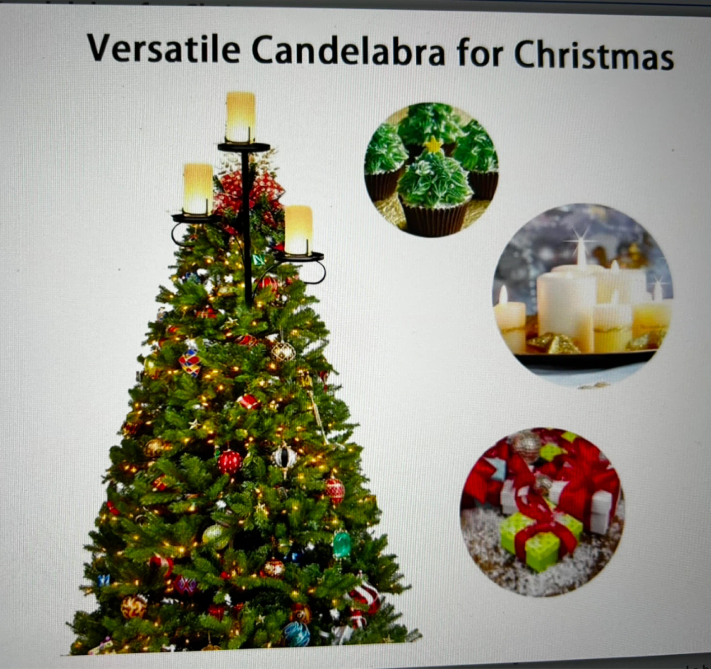 Christmas Tree Candelabra - photo 3