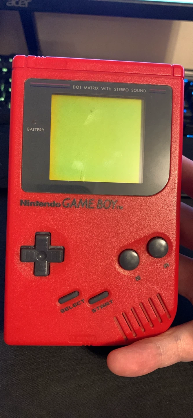 Red Nintendo Game Boy