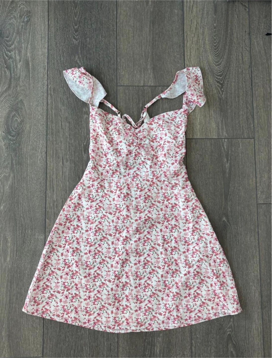 Princess Polly White & Pink Floral Dress