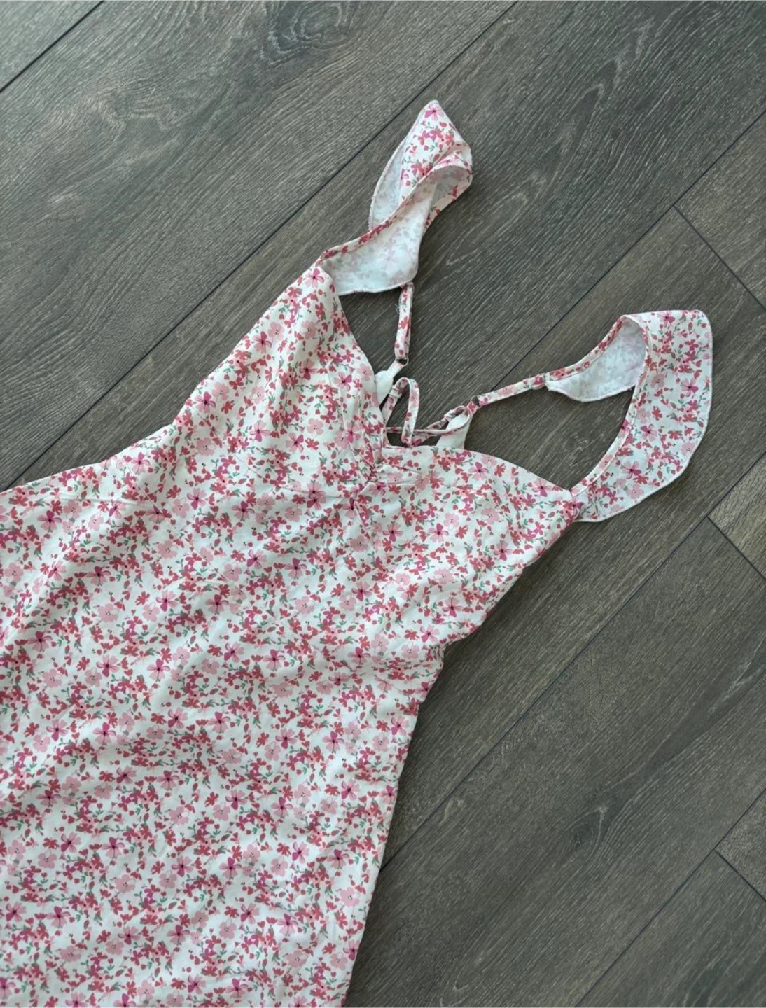 Princess Polly White & Pink Floral Dress - photo 2