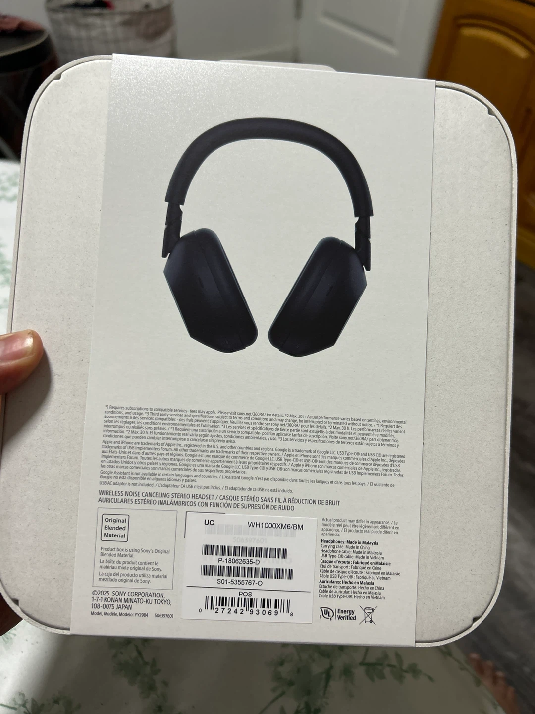Sony WH-1000XM6 Wireless Noise Canceling Headphones