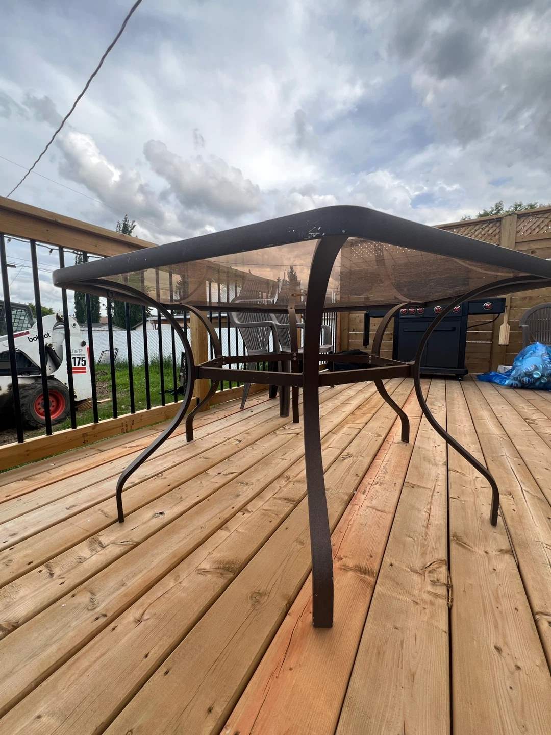 Glass Top Patio Table - photo 3