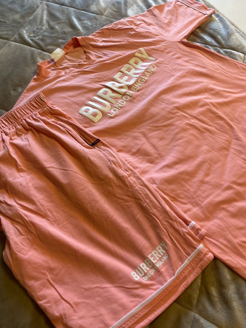 Burberry London England T-Shirt and Shorts Set