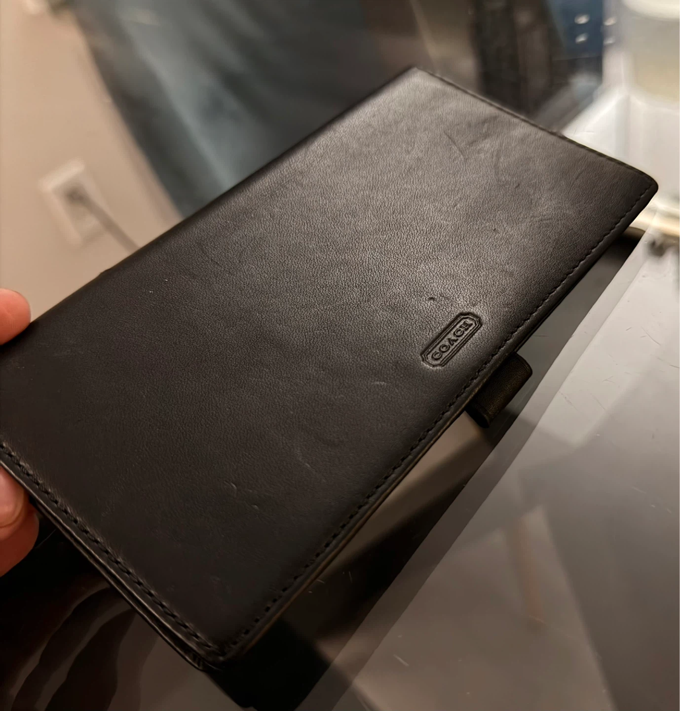 Coach Black Leather Men’s Wallet