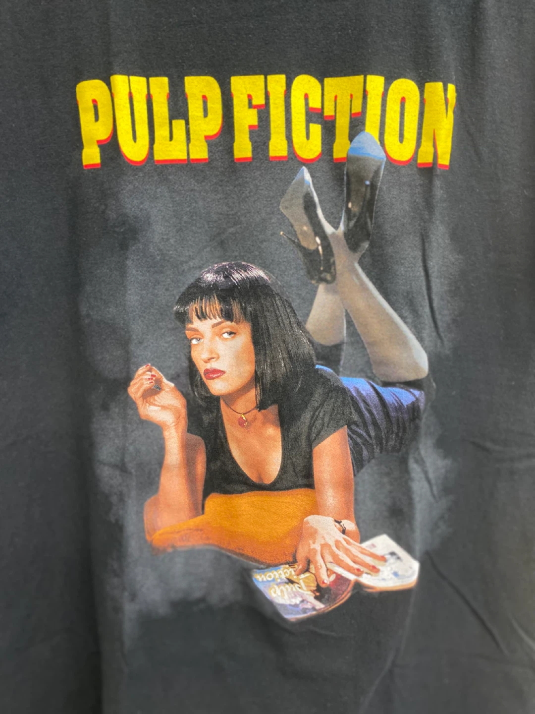 VTG 90s Pulp Fiction Official Mia Wallace Print Shirt Size - L - photo 2