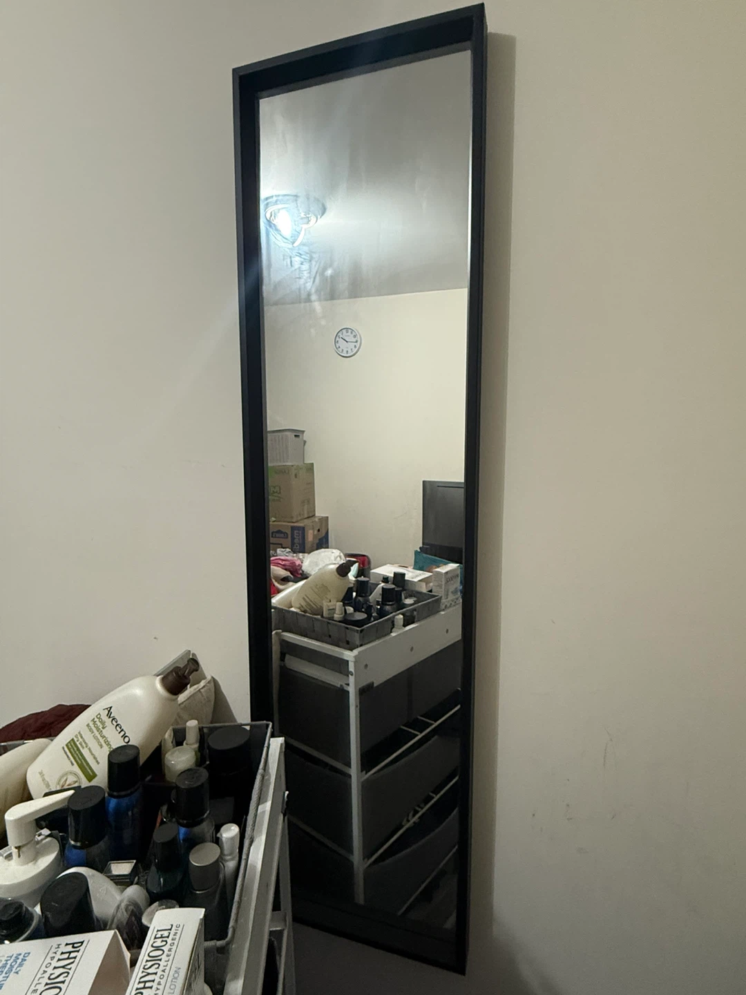 IKEA Full-Length Mirror - Black Frame
