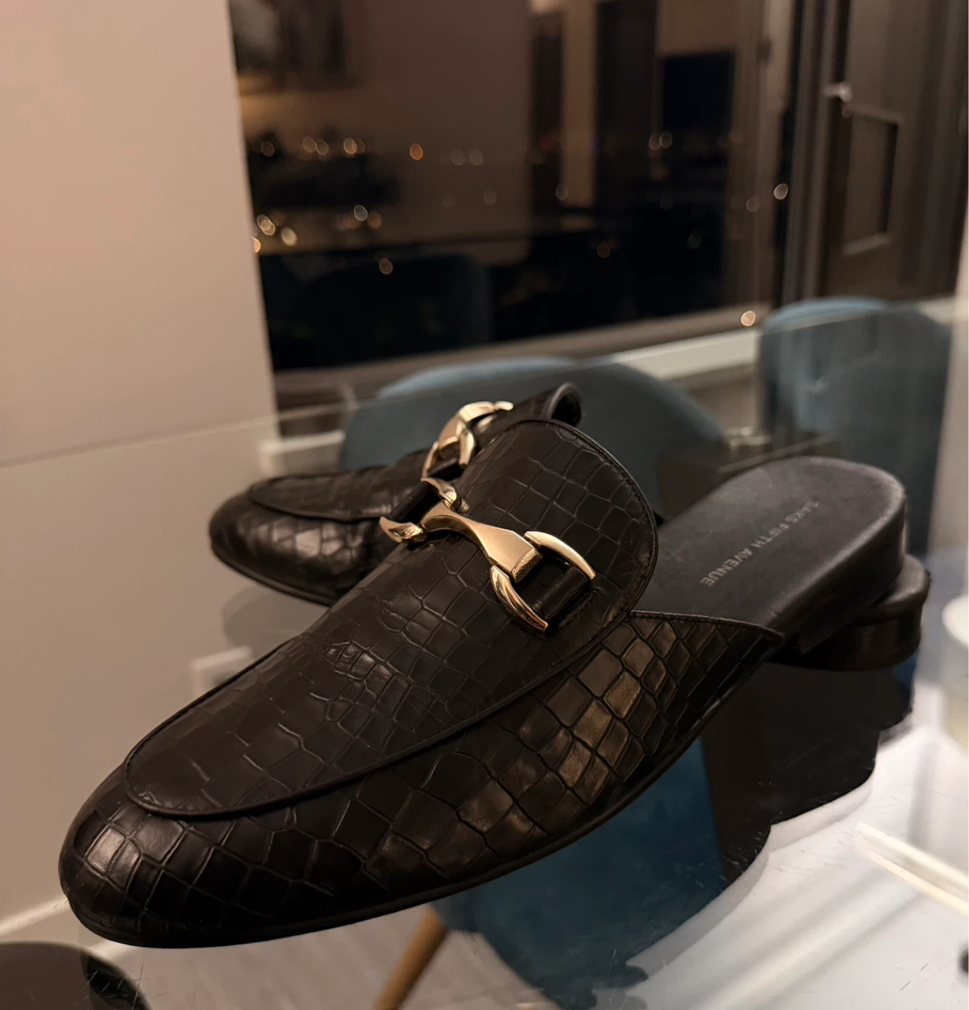 Saks Fifth Avenue Rupert Men’s Mule Leather 11