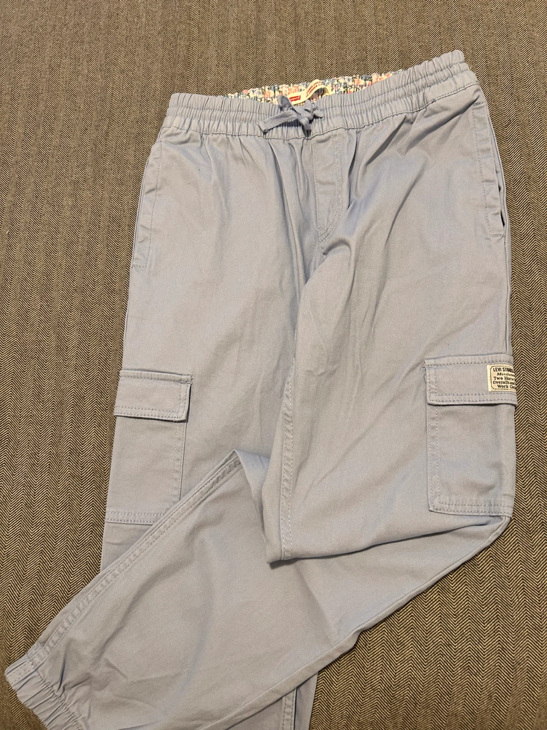Levi’s Girls Light Blue Cargo Joggers - Size 14
