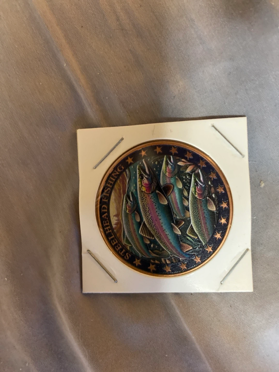 AVDP ONE OUNCE FINE COPPER FISHING TOKEN