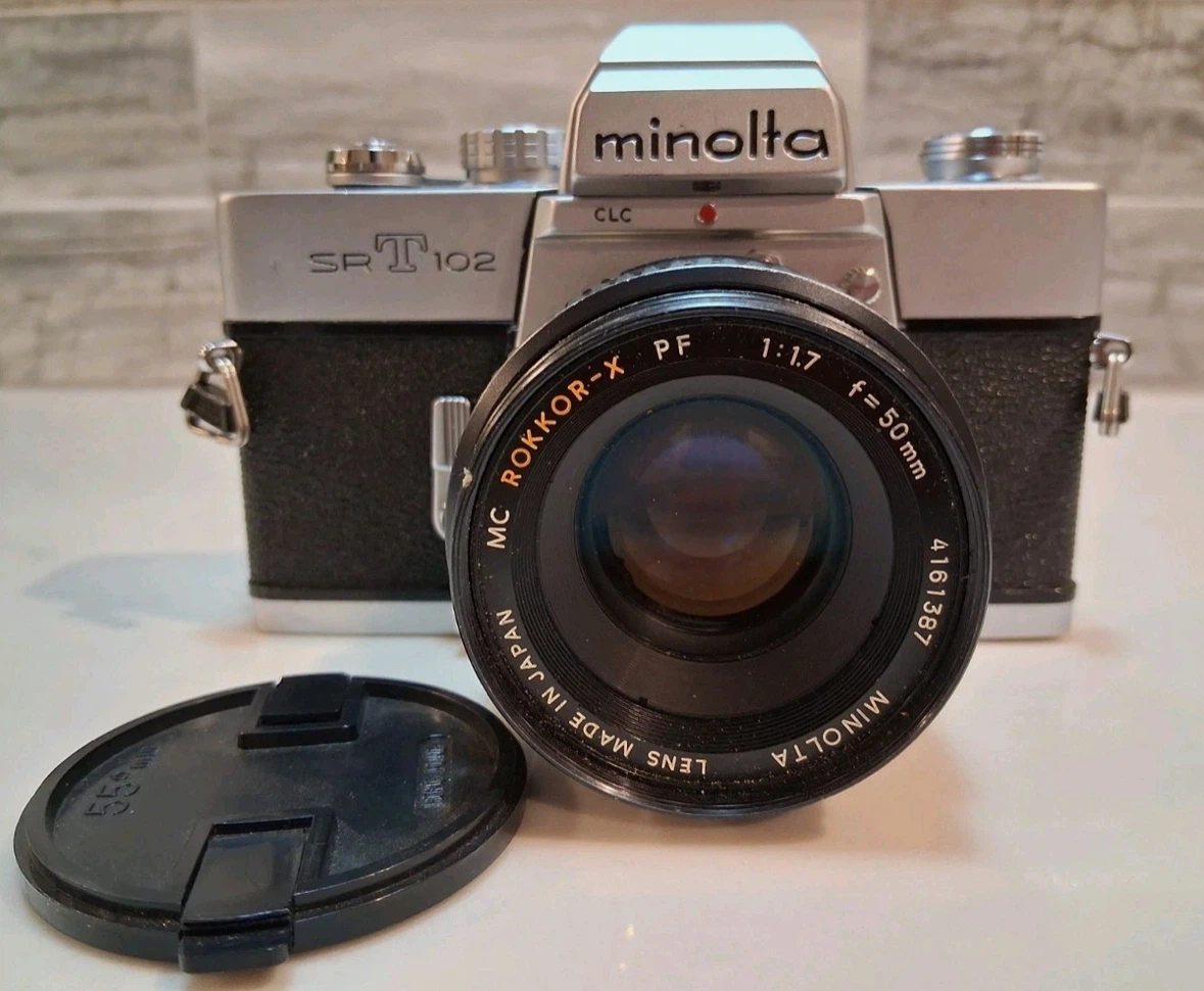 Minolta SRT 102 Film SLR + Rokkor 50mm lens - photo 2
