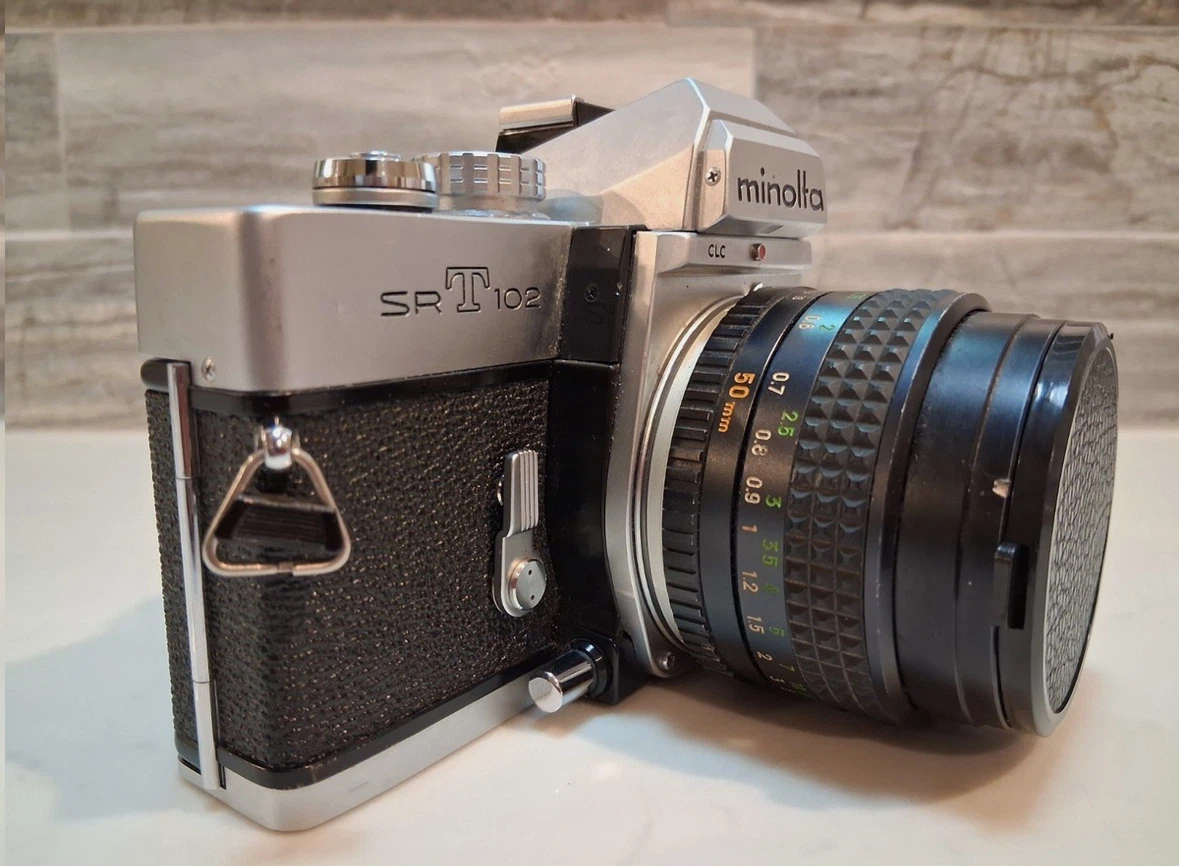 Minolta SRT 102 Film SLR + Rokkor 50mm lens - photo 4