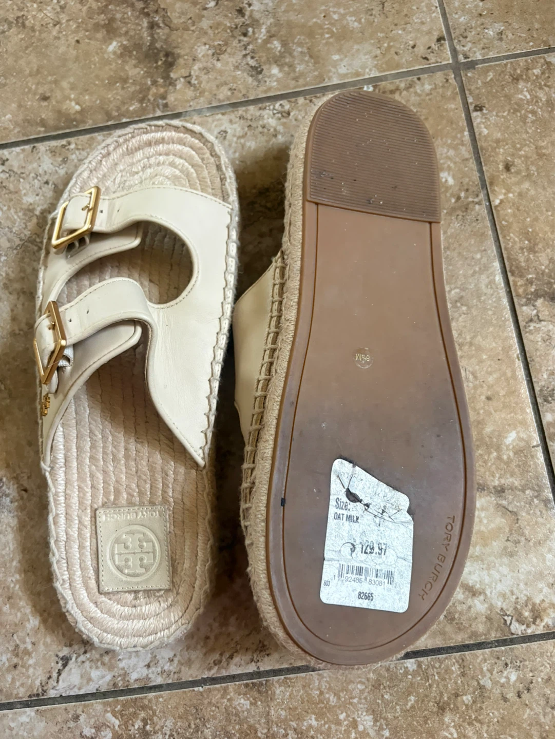Tory Burch Double Strap Espadrille Slides - photo 4