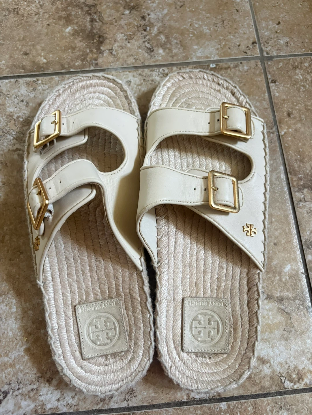 Tory Burch Double Strap Espadrille Slides - photo 2