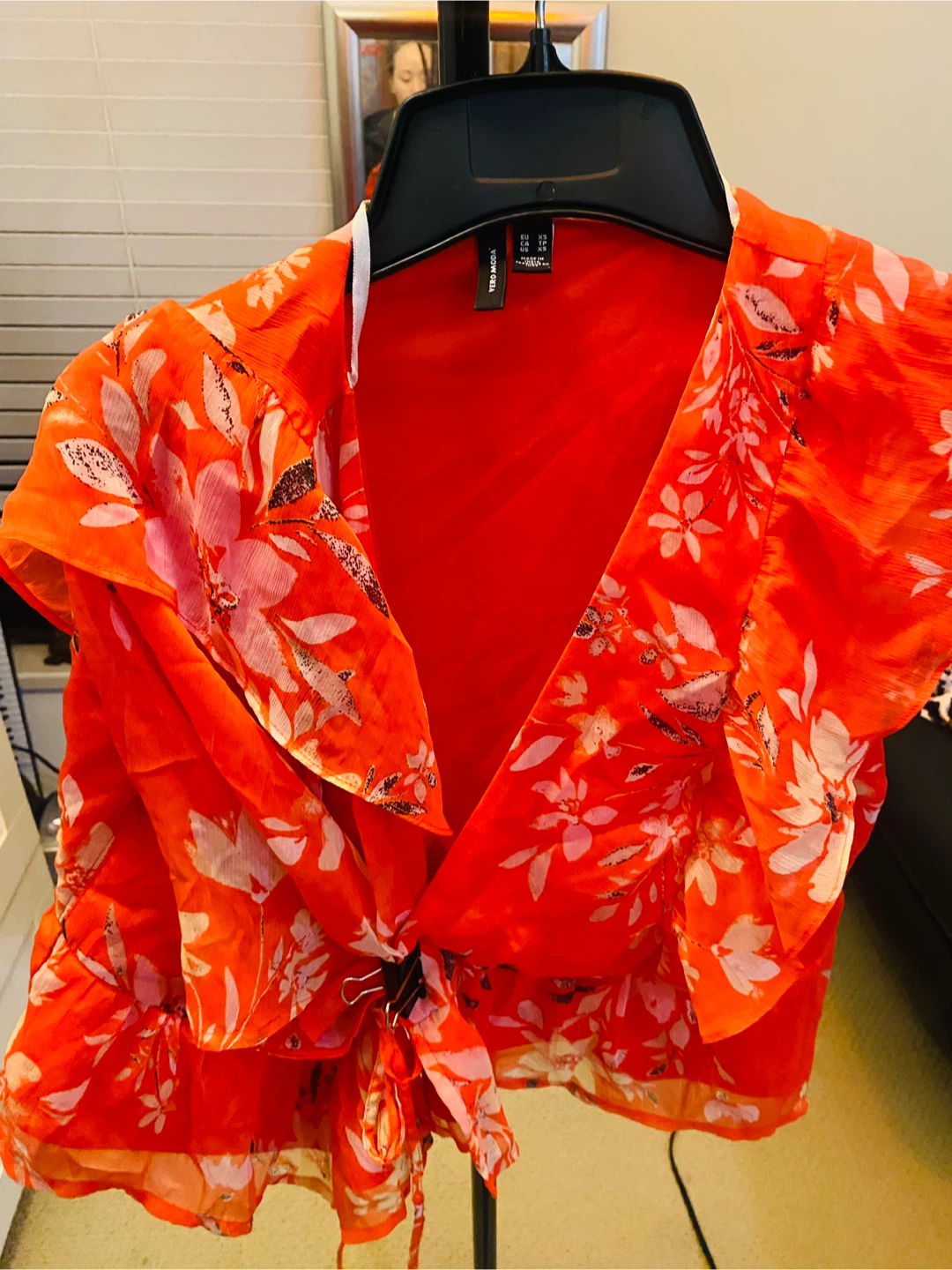 Vero Moda Floral Wrap Top