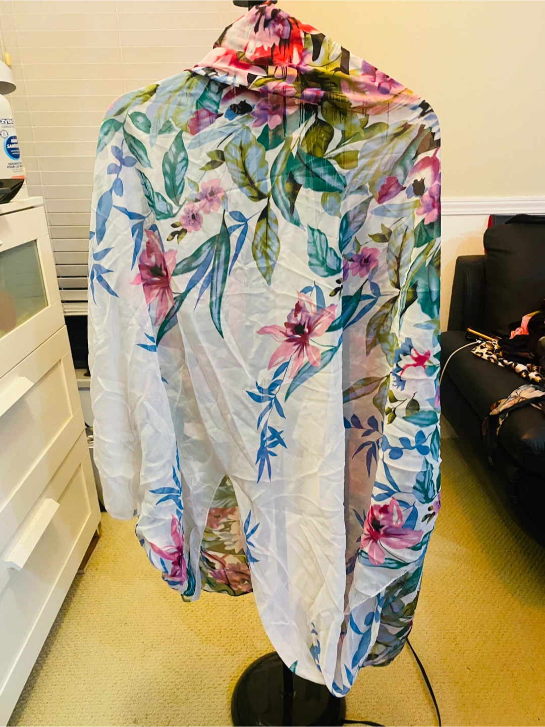 Lightweight Floral Kimono Cardigan