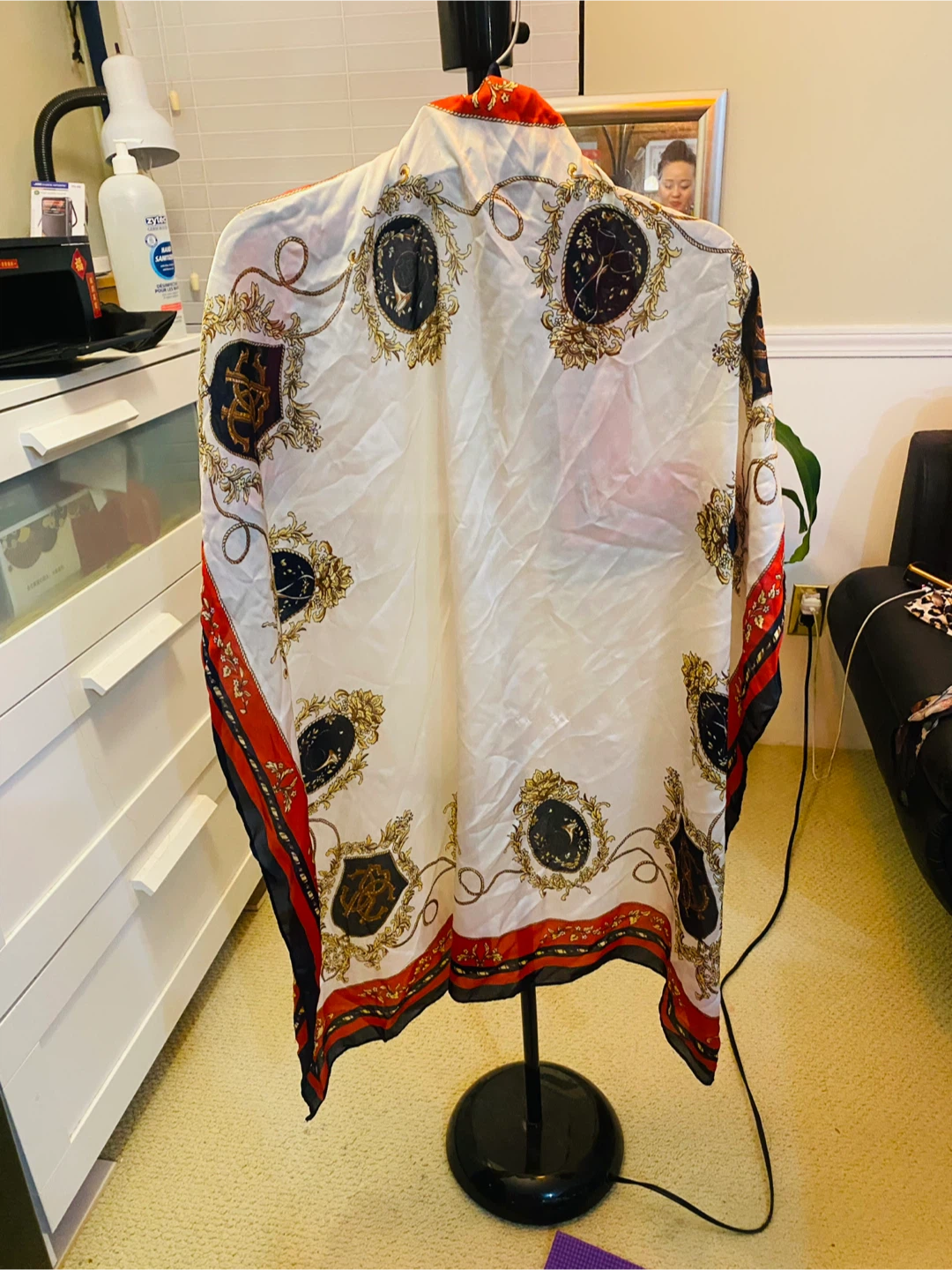 Scarf with Classic Print