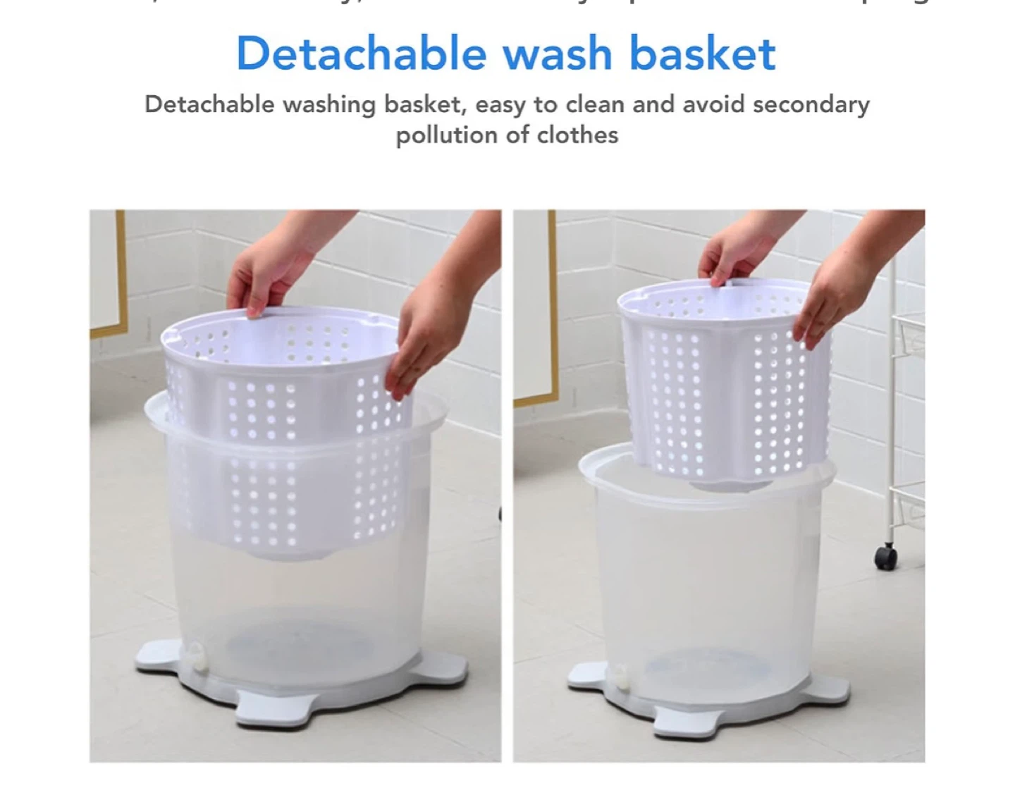 New: Portable Manual Washing Machine - Non-Electric - photo 3