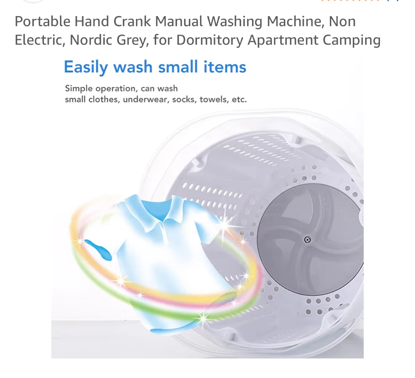 New: Portable Manual Washing Machine - Non-Electric - photo 5