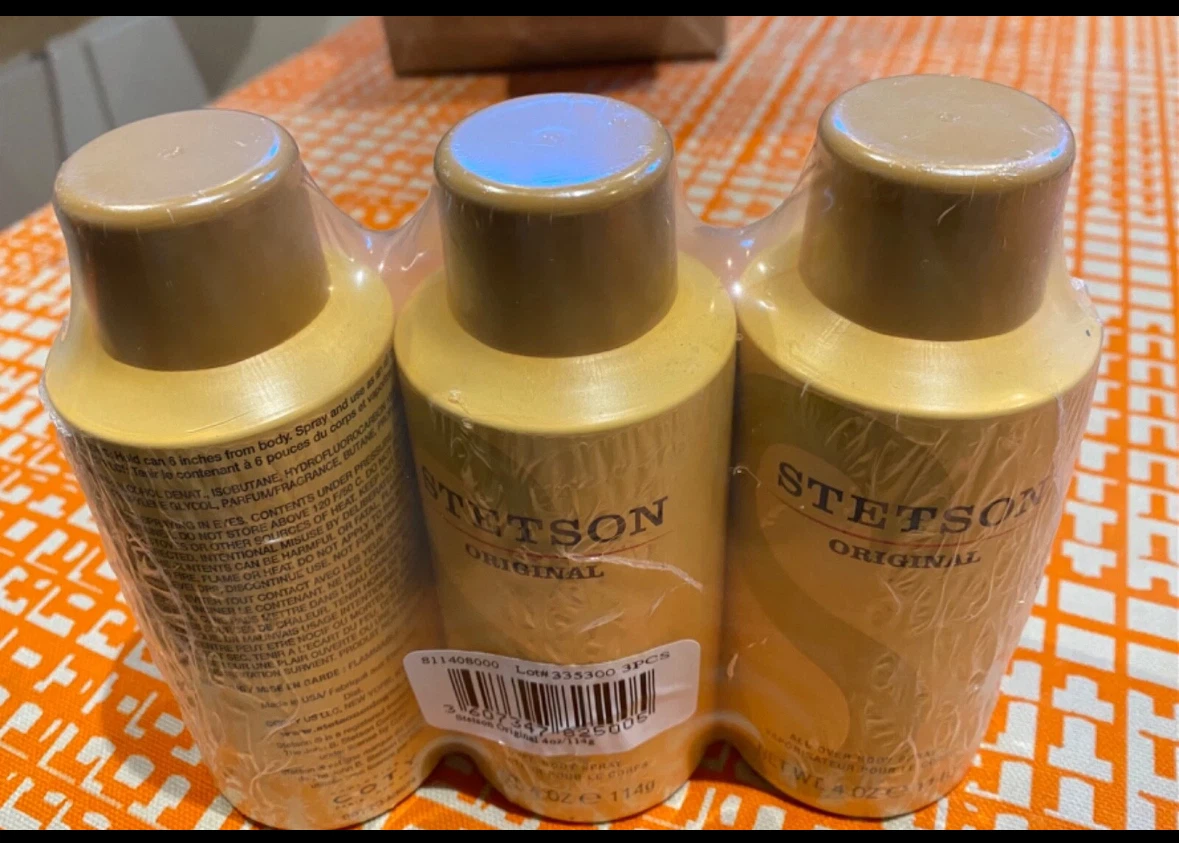 Stetson Original Body Spray 3-Pack discontinued