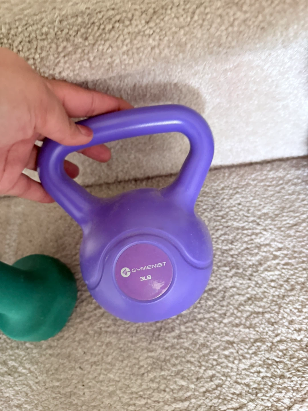 Gymenist Purple Kettlebell 3lb - photo 2