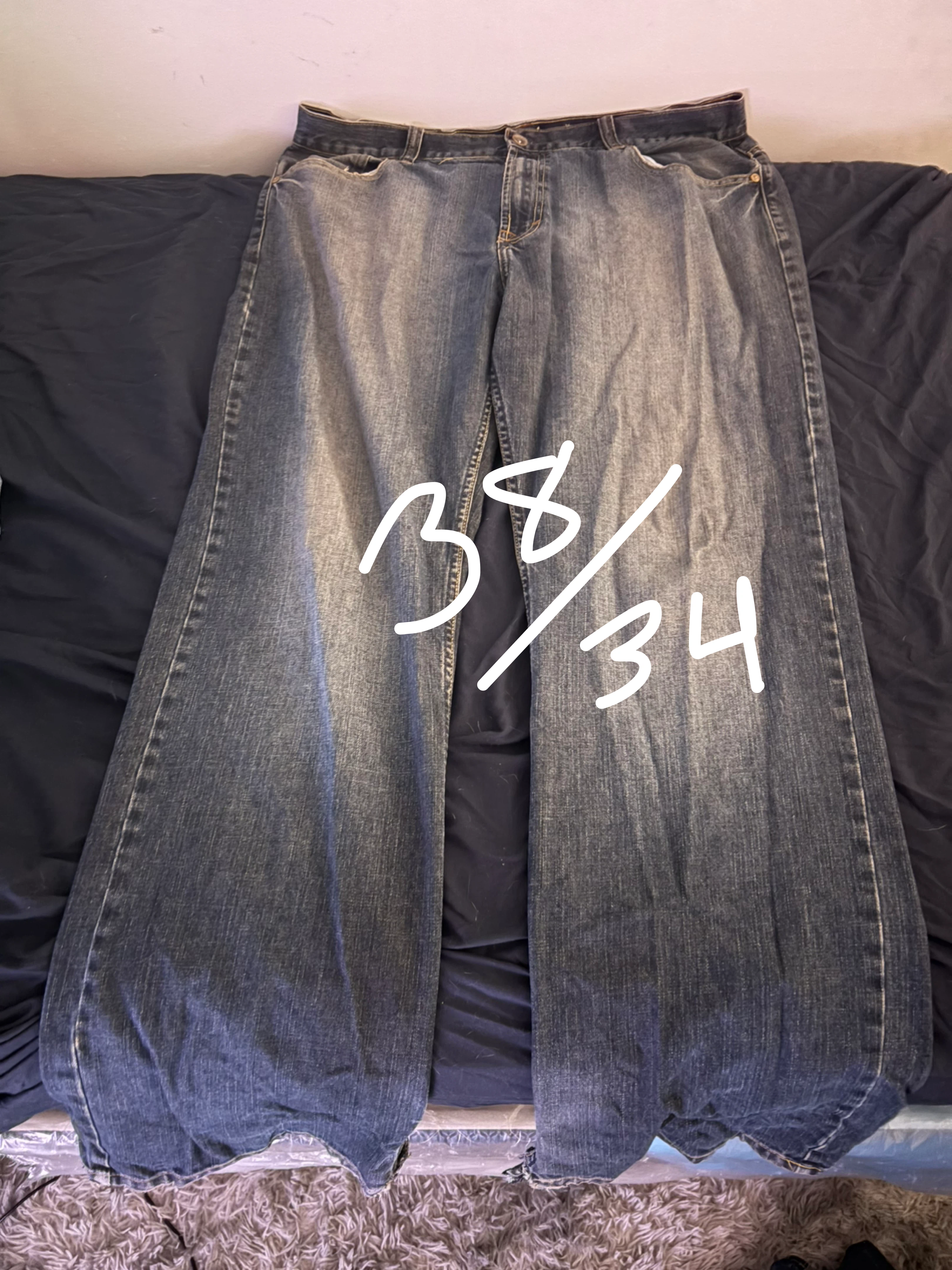 4 Pairs of Men's Denim Blue Jeans - photo 2