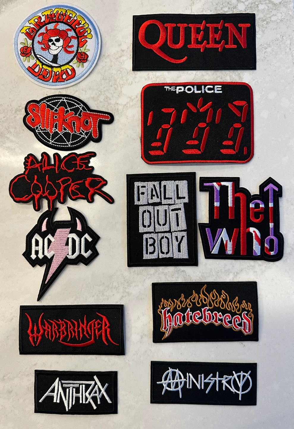 New Retro Assorted Rock Band Patches for Sale! - photo 2