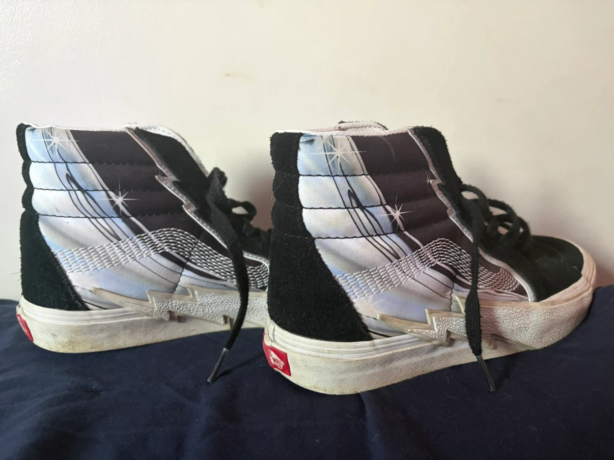 Vans Sk8-hi Bolt Suede Canvas Rare Chrome Flash - photo 2