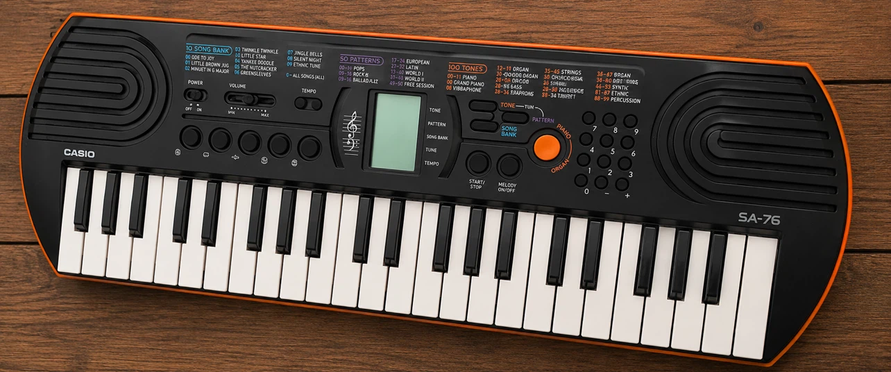 Casio SA-76 Mini Keyboard