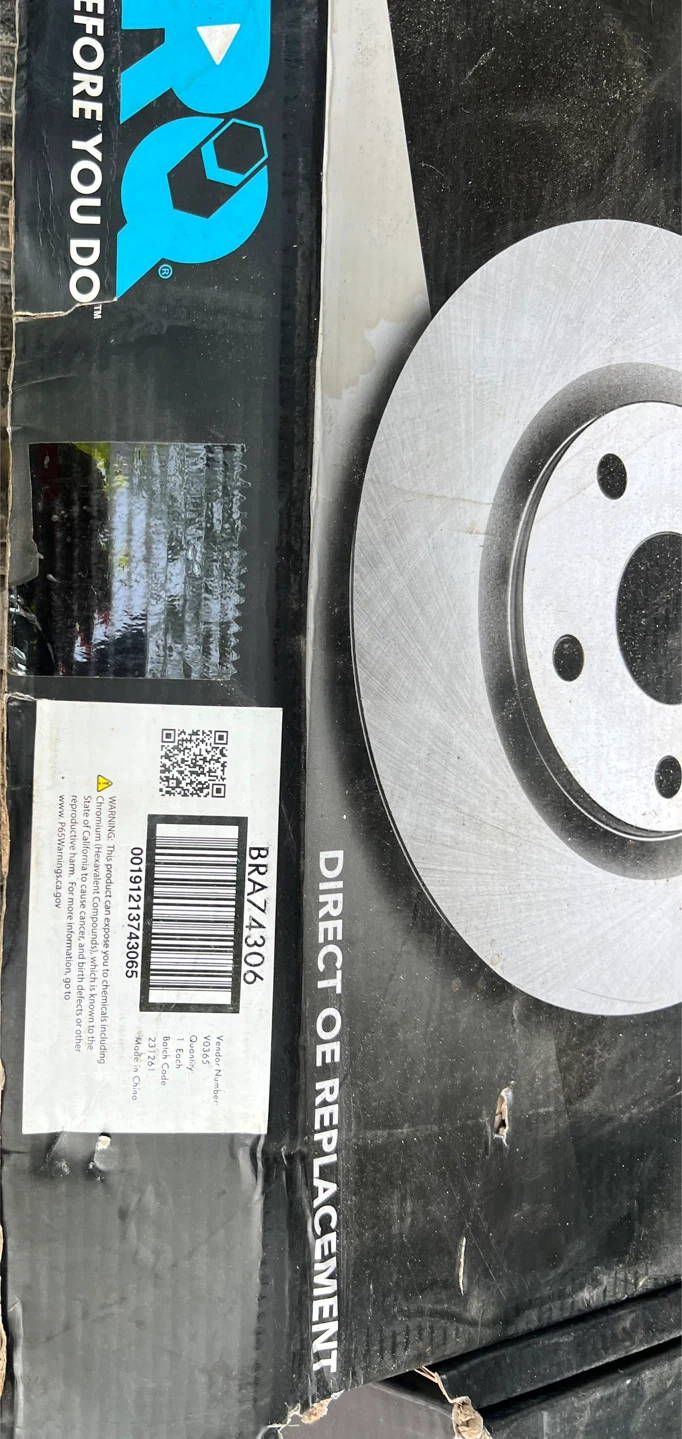 TRQ Brake Rotors - Set of 2 - BRA74306 - photo 2