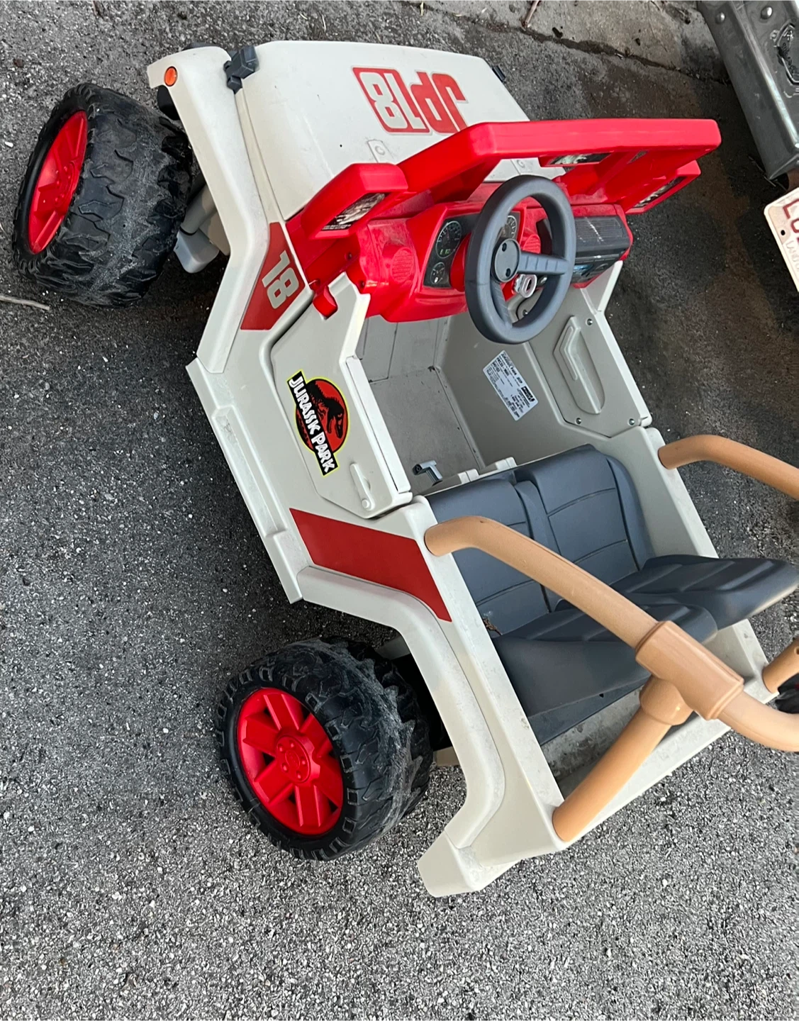 Jurassic Park JP18 power wheels