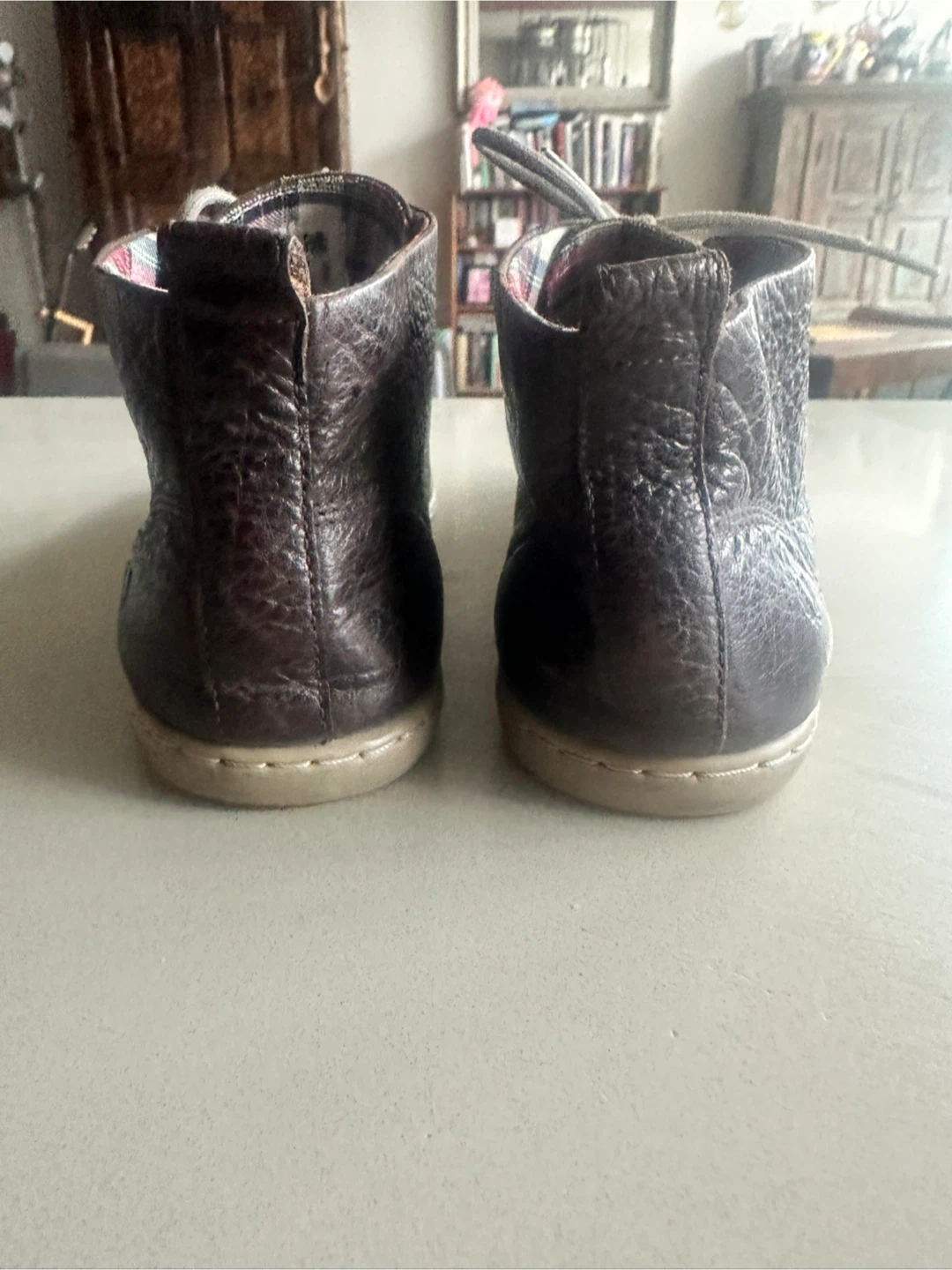 Fred Perry Leather Chukka Boots sleek shoe in brown size 5.5 - photo 2