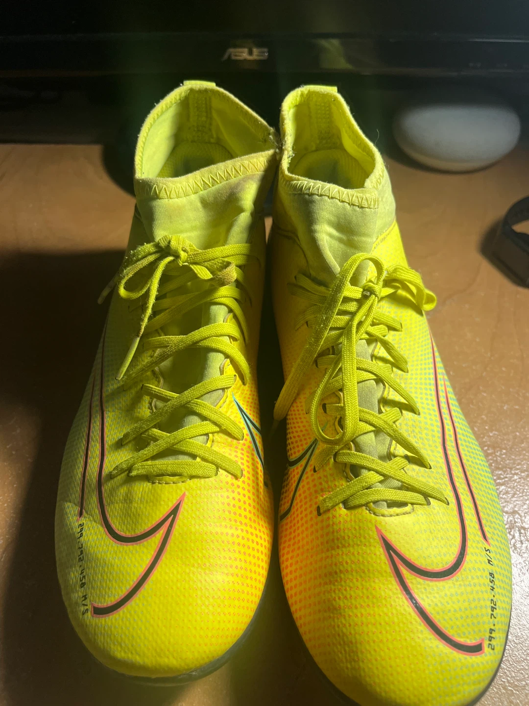 Nike Mercurial Soccer Cleats with Shin Guards