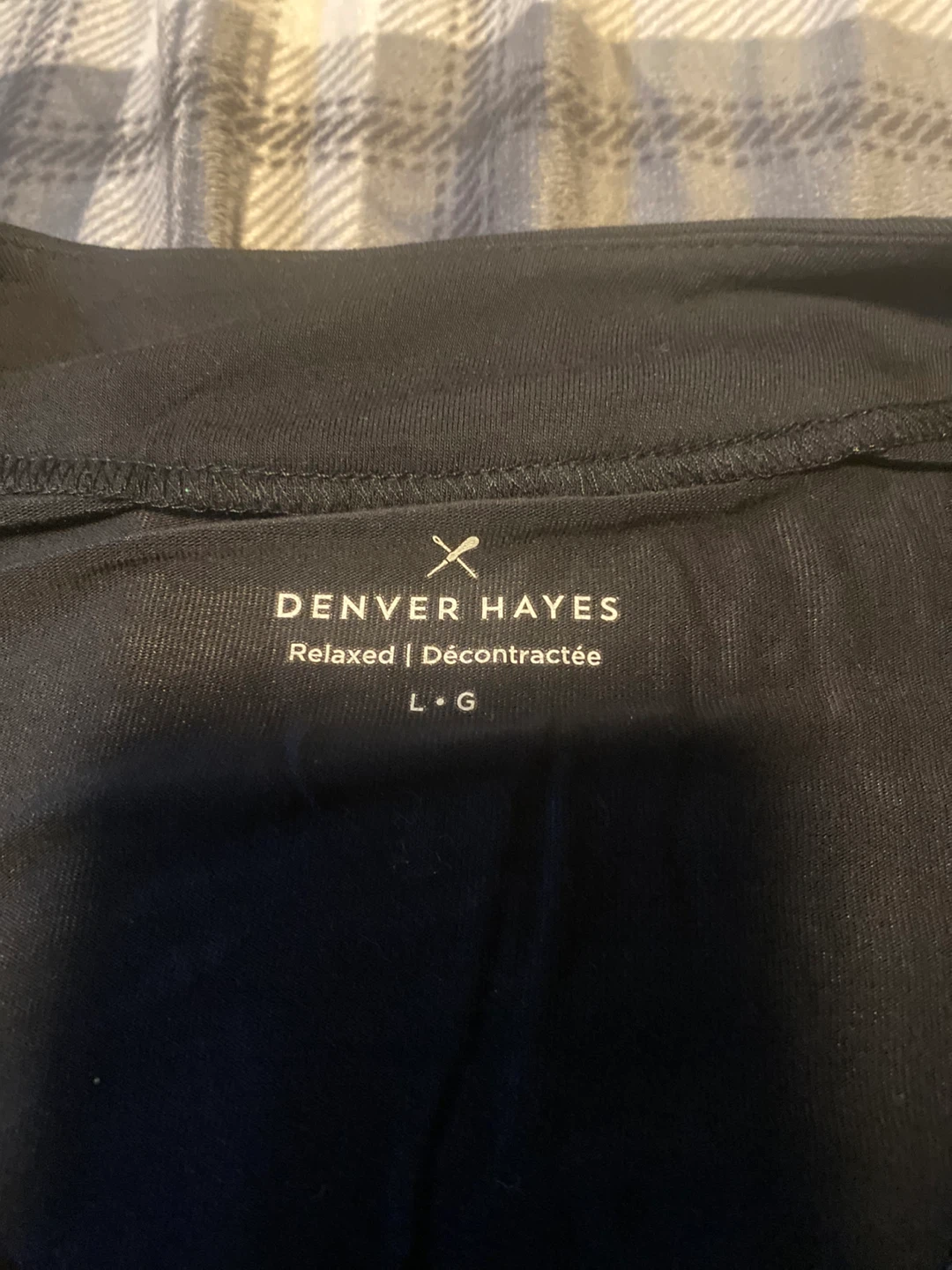 Women’s Denver Hayes Black Relaxed Fit T-Shirt Size Large - photo 2