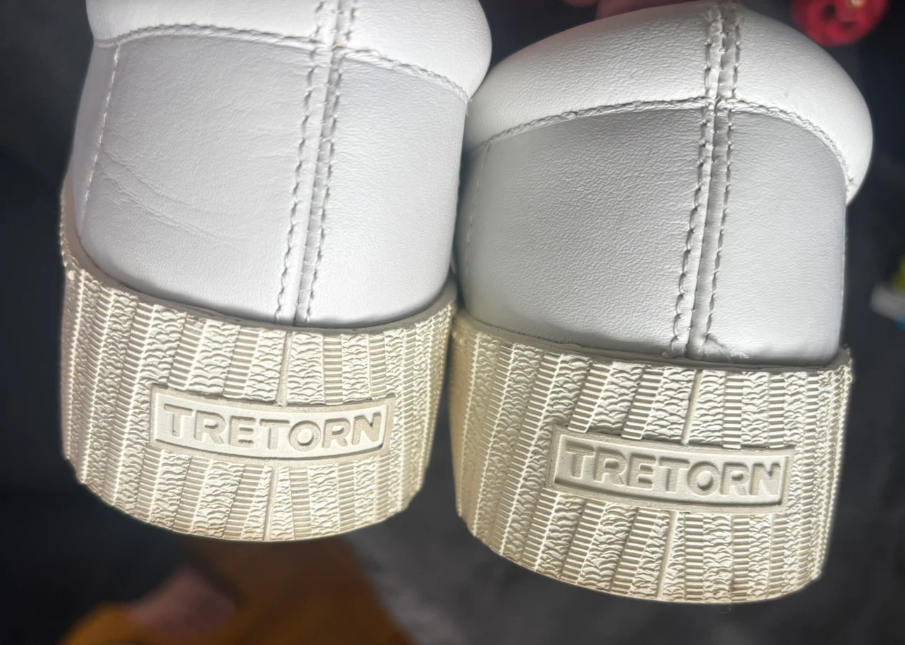 Tretorn White Leather Sneakers size 8 - photo 2