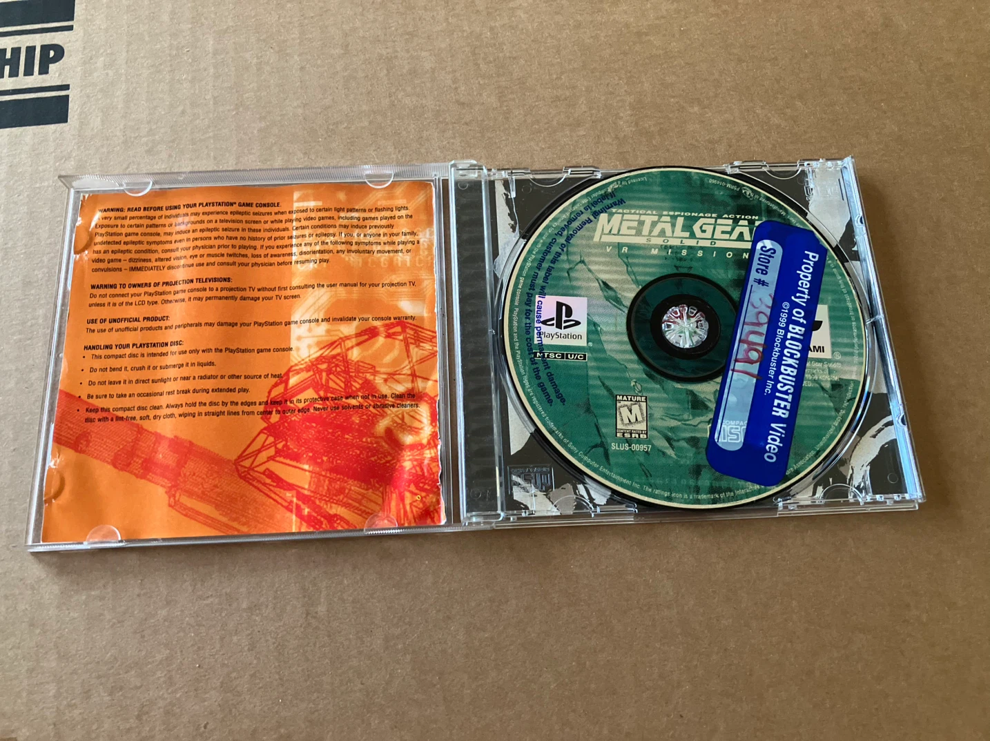 Metal Gear Solid: VR Missions PlayStation Game - photo 2