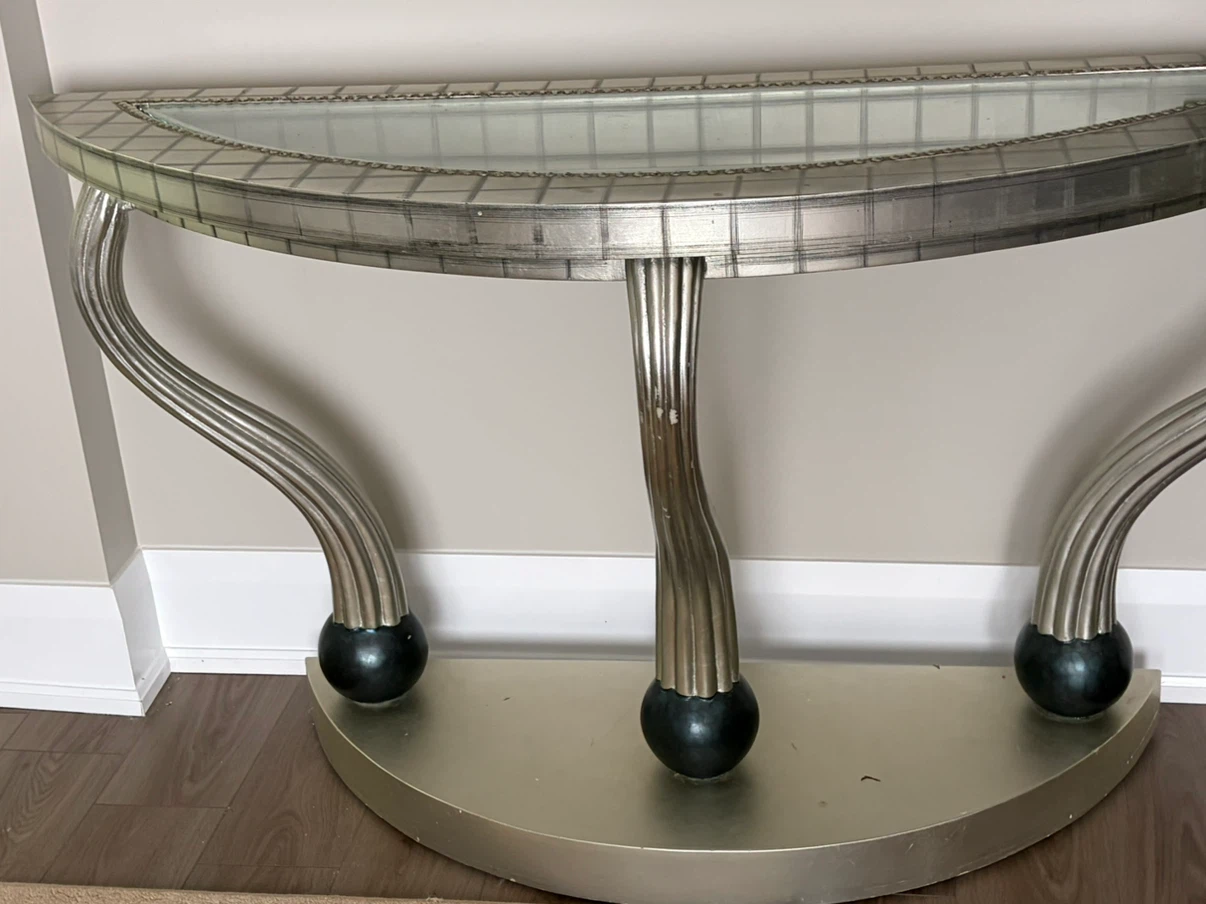 Console Table with Mirror