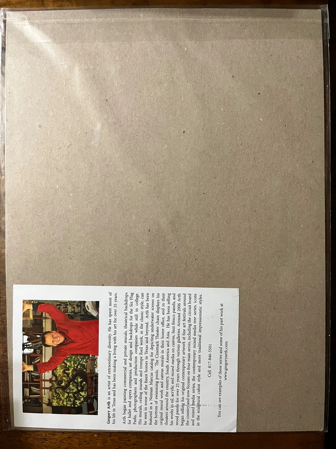 Art print signed by artist - photo 3