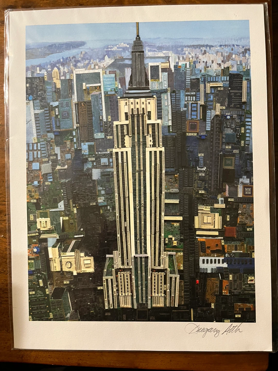 Art print signed by artist