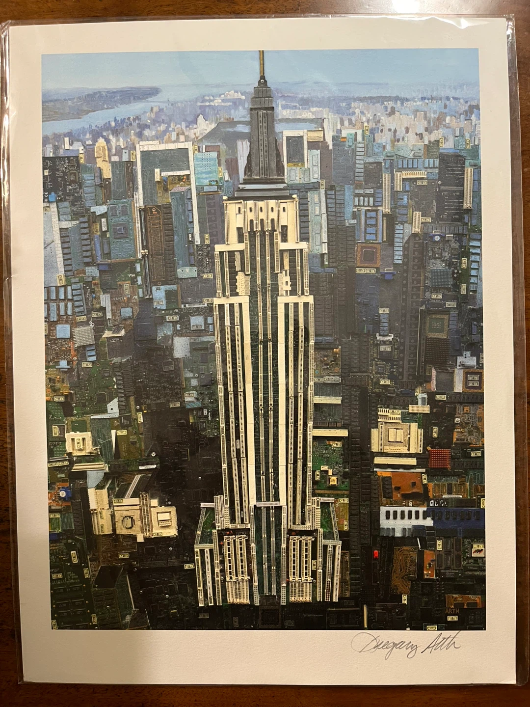 Art print signed by artist - photo 4