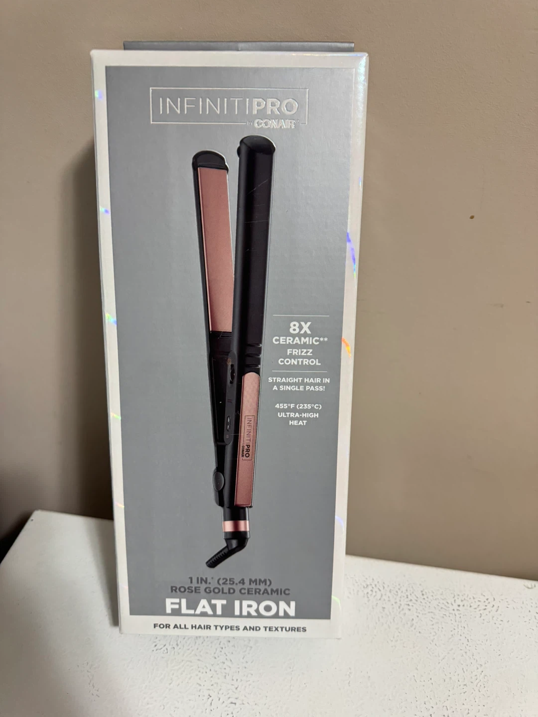 Conair InfinitiPRO Rose Gold Ceramic Flat Iron - photo 3